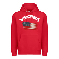 Red VIRGINIA Premium Hoodie - Bettercallsaul
