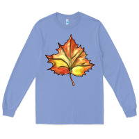 Colony Blue withered leaf Long Sleeve Tee - BarkalooDesign