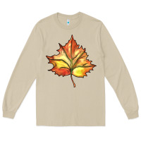 Mushroom withered leaf Long Sleeve Tee - BarkalooDesign