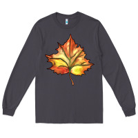 Smoke withered leaf Long Sleeve Tee - BarkalooDesign