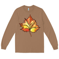 Toasted Coconut withered leaf Long Sleeve Tee - BarkalooDesign
