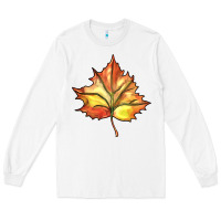 White withered leaf Long Sleeve Tee - BarkalooDesign