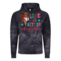 Cloud Black life is better with sprinkles Vintage Hoodie - AdoDesignShop