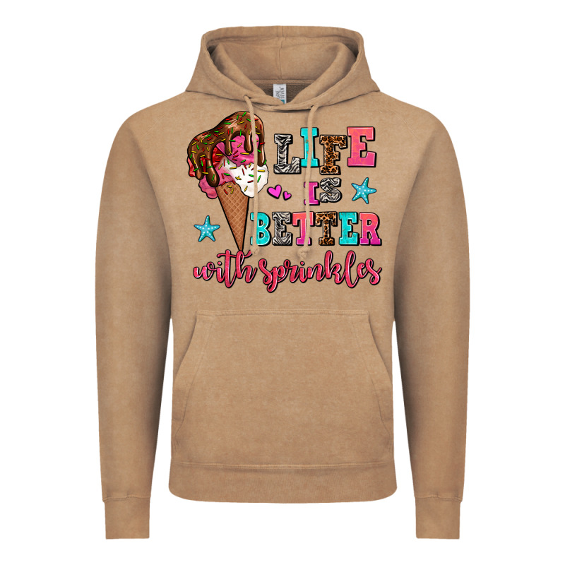 Life Is Better With Sprinkles Vintage Hoodie by AdoDesignShop | Teevron
