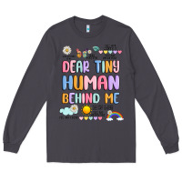 Smoke dear tiny human behind me Long Sleeve Tee - JahusDesignShop