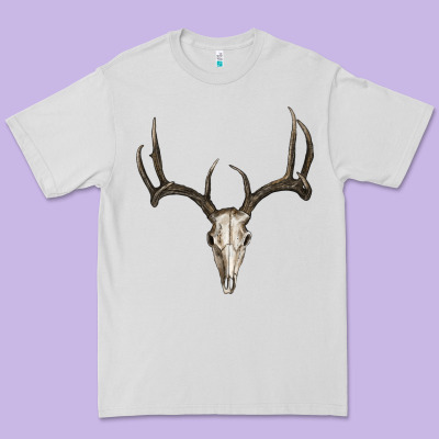 Deer Skull Premium Tee Designed By Ranaportraitstore