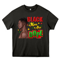 Asphalt black men are dope black man Heavy Core Tee - texasbilliewilder