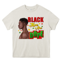 Cream black men are dope black man Heavy Core Tee - texasbilliewilder