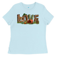 Baby Blue love camping Ladies Tee - texasbilliewilder