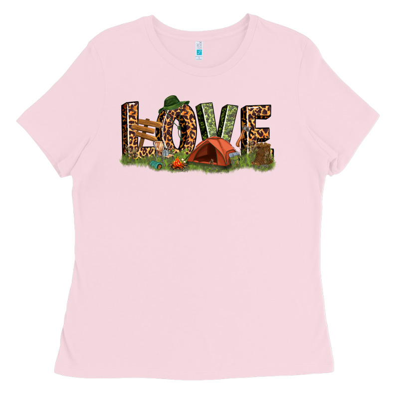 Love Camping Ladies Tee by texasbilliewilder | Teevron