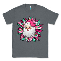 Charcoal Heather pink Christmas Santa Claus sunflower Classic Tee - Jasminsmagicworld