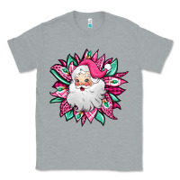 Heather Grey pink Christmas Santa Claus sunflower Classic Tee - Jasminsmagicworld