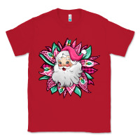 Red pink Christmas Santa Claus sunflower Classic Tee - Jasminsmagicworld
