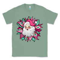 Sage pink Christmas Santa Claus sunflower Classic Tee - Jasminsmagicworld