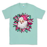 Seafoam pink Christmas Santa Claus sunflower Classic Tee - Jasminsmagicworld