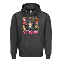 Charcoal Heather its officially season Zipper Hoodie - MaliasSmallBusiness