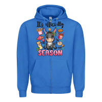 True Royal its officially season Zipper Hoodie - MaliasSmallBusiness