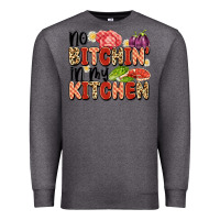 Charcoal Heather no bitchin'in my kitchen Premium Sweatshirt - Artiststas