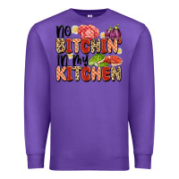 Purple no bitchin'in my kitchen Premium Sweatshirt - Artiststas