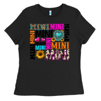 Black mini gemstone sunflower Ladies Tee - texasbilliewilder