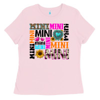 Bubblegum Pink mini gemstone sunflower Ladies Tee - texasbilliewilder