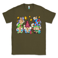 Army Green easter gnome with eggs Classic Tee - AdoDesignShop