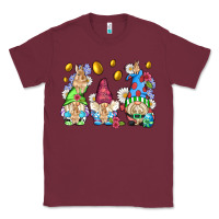 Burgundy easter gnome with eggs Classic Tee - AdoDesignShop