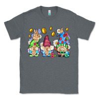 Charcoal Heather easter gnome with eggs Classic Tee - AdoDesignShop