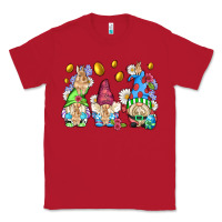 Red easter gnome with eggs Classic Tee - AdoDesignShop