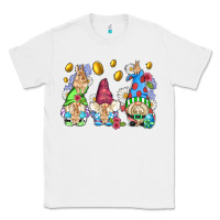 White easter gnome with eggs Classic Tee - AdoDesignShop