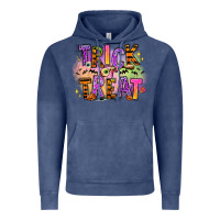 Vintage Denim Trick or treat Vintage Hoodie - RanaPortraitStore