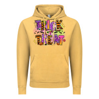 Vintage Mustard Trick or treat Vintage Hoodie - RanaPortraitStore