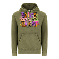 Vintage Olive Trick or treat Vintage Hoodie - RanaPortraitStore