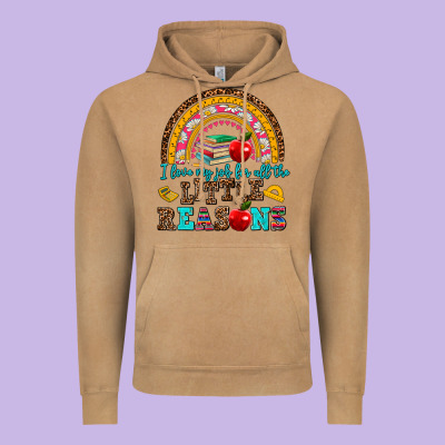 I Love My Job For All The Little Reasons Vintage Hoodie Designed By Adodesignshop