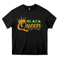 Black black queen Heavy Core Tee - texasbilliewilder
