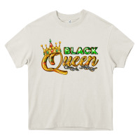 Cream black queen Heavy Core Tee - texasbilliewilder