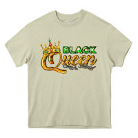 Mossy black queen Heavy Core Tee - texasbilliewilder