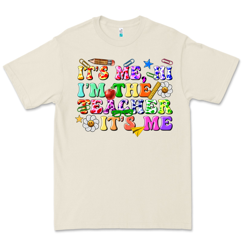Its Me Hi Im The Teacher Its Me Premium Tee by texasbilliewilder | Teevron