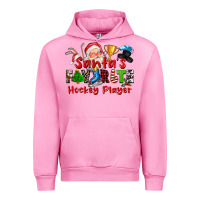 Fuchsia Pink santas favorite hockey player Urban Hoodie - CowGirlArtShop