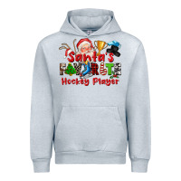Heather Grey santas favorite hockey player Urban Hoodie - CowGirlArtShop