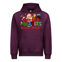 Mauve Wine santas favorite hockey player Urban Hoodie - CowGirlArtShop