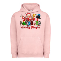 Pigment Salmon santas favorite hockey player Urban Hoodie - CowGirlArtShop