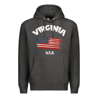 Charcoal Heather VIRGINIA U.S.A Premium Hoodie - Bettercallsaul