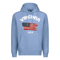 Colony Blue VIRGINIA U.S.A Premium Hoodie - Bettercallsaul