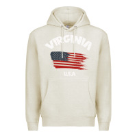 Oatmeal Heather VIRGINIA U.S.A Premium Hoodie - Bettercallsaul