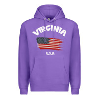 Purple VIRGINIA U.S.A Premium Hoodie - Bettercallsaul
