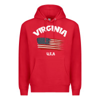 Red VIRGINIA U.S.A Premium Hoodie - Bettercallsaul