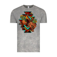 Cloud Rock aztec rodeo cowboy christmas Vintage Tee - JahusDesignShop