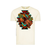Vintage Arctic aztec rodeo cowboy christmas Vintage Tee - JahusDesignShop