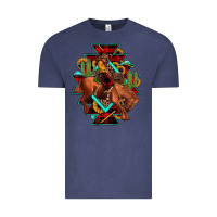Vintage Denim aztec rodeo cowboy christmas Vintage Tee - JahusDesignShop